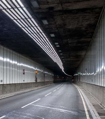 Luminárias LED Philips iluminam de forma eficaz o túnel de Meir