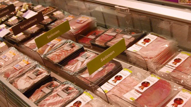 A Philips melhora a aparência da carne cortada com a iluminação do supermercado  