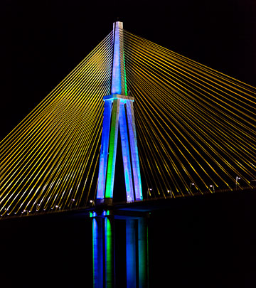 Ponte de Manaus iluminação rua