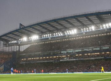 Iluminação do campo do Chelsea com LED