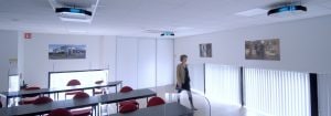 Tranquilizando funcionários e clientes com luz UV-C